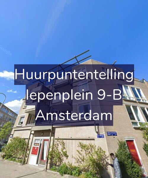 Foto gevel Huurpuntentelling voor Iepenplein 9-B, Amsterdam
