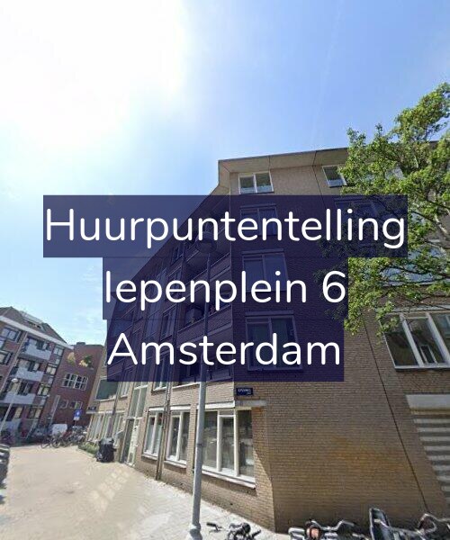 Foto gevel Huurpuntentelling voor Iepenplein 6, Amsterdam