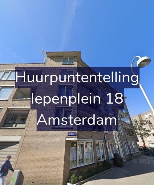 Foto gevel Huurpuntentelling voor Iepenplein 18, Amsterdam
