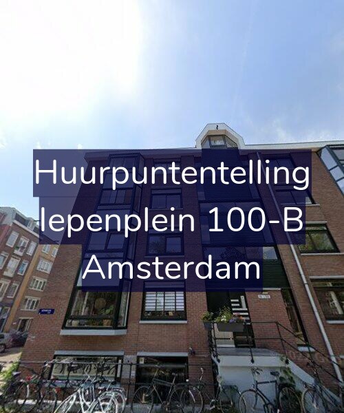 Foto gevel Huurpuntentelling voor Iepenplein 100-B, Amsterdam