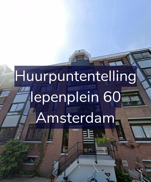 Foto gevel Huurpuntentelling voor Iepenplein 60, Amsterdam