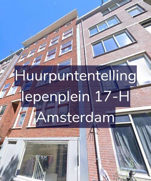 Foto gevel Huurpuntentelling voor Iepenplein 17-H, Amsterdam