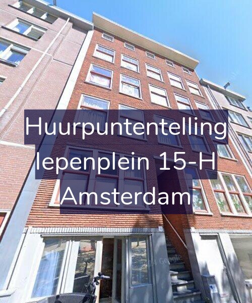 Foto gevel Huurpuntentelling voor Iepenplein 15-H, Amsterdam
