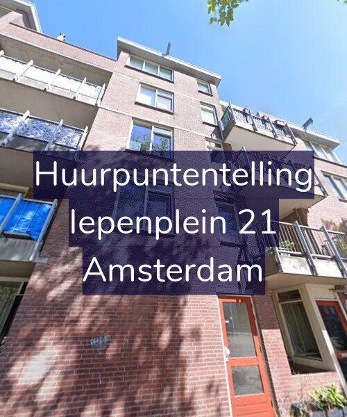 Foto gevel Huurpuntentelling voor Iepenplein 21, Amsterdam