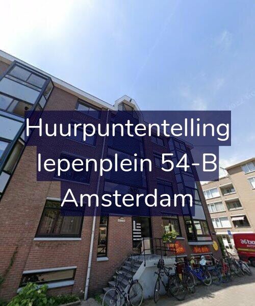 Foto gevel Huurpuntentelling voor Iepenplein 54-B, Amsterdam