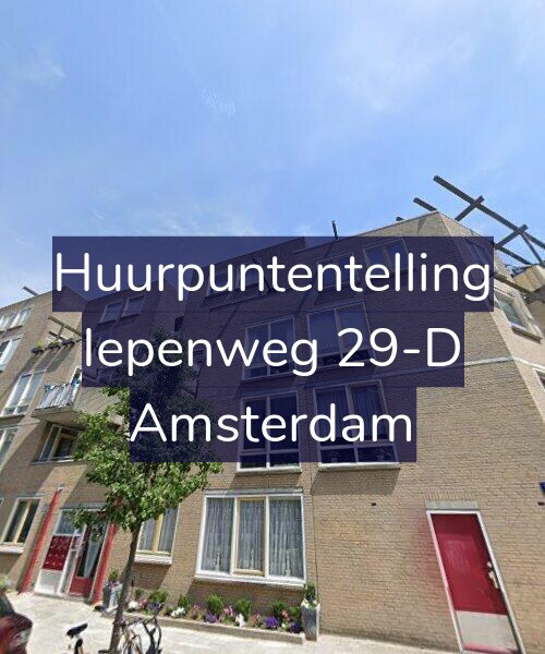Foto gevel Huurpuntentelling voor Iepenweg 29-D, Amsterdam