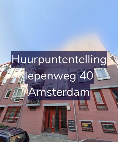 Foto gevel Huurpuntentelling voor Iepenweg 40, Amsterdam