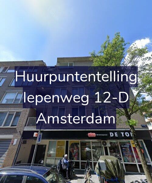 Foto gevel Huurpuntentelling voor Iepenweg 12-D, Amsterdam