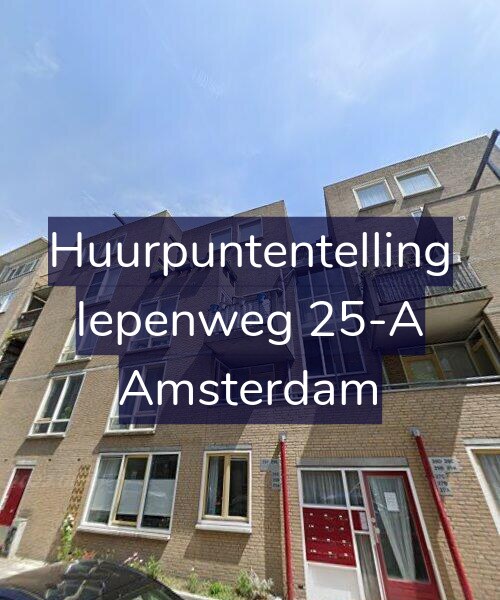 Foto gevel Huurpuntentelling voor Iepenweg 25-A, Amsterdam