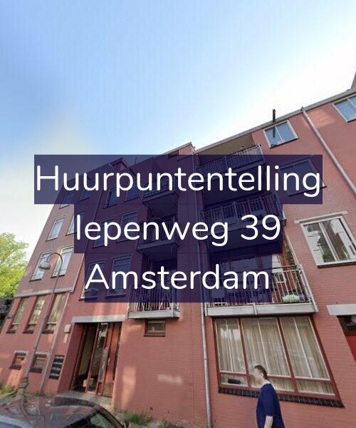 Foto gevel Huurpuntentelling voor Iepenweg 39, Amsterdam