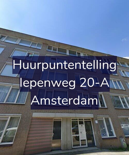 Foto gevel Huurpuntentelling voor Iepenweg 20-A, Amsterdam