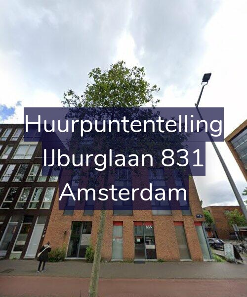 Foto gevel Huurpuntentelling voor IJburglaan 831, Amsterdam