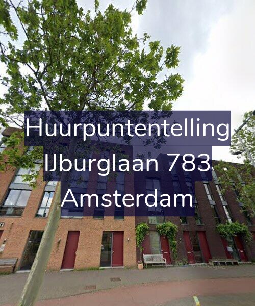 Foto gevel Huurpuntentelling voor IJburglaan 783, Amsterdam