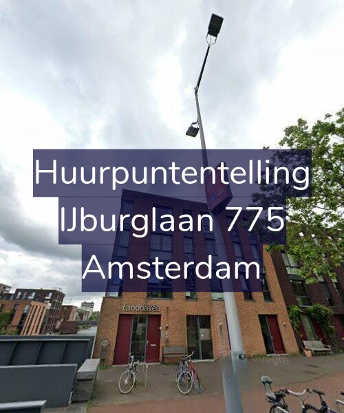 Foto gevel Huurpuntentelling voor IJburglaan 775, Amsterdam