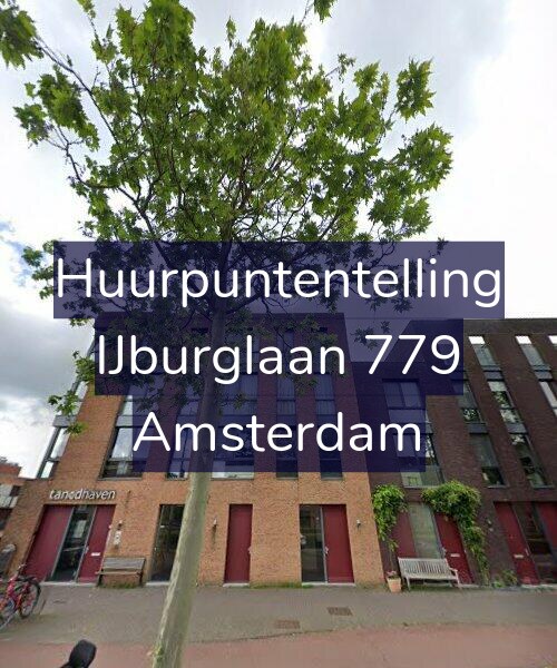 Foto gevel Huurpuntentelling voor IJburglaan 779, Amsterdam