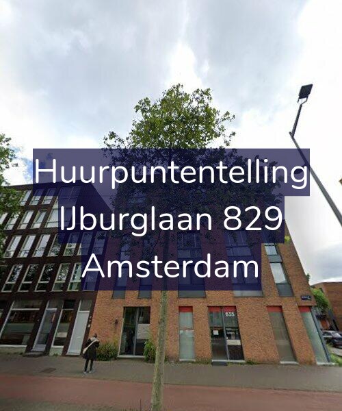 Foto gevel Huurpuntentelling voor IJburglaan 829, Amsterdam