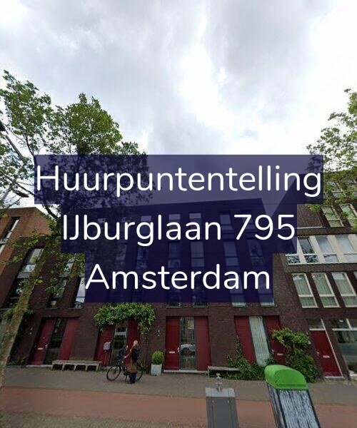 Foto gevel Huurpuntentelling voor IJburglaan 795, Amsterdam