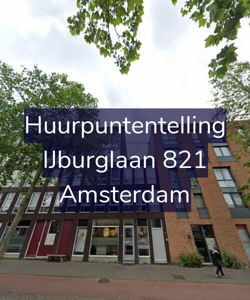 Foto gevel Huurpuntentelling voor IJburglaan 821, Amsterdam