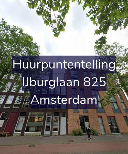 Foto gevel Huurpuntentelling voor IJburglaan 825, Amsterdam
