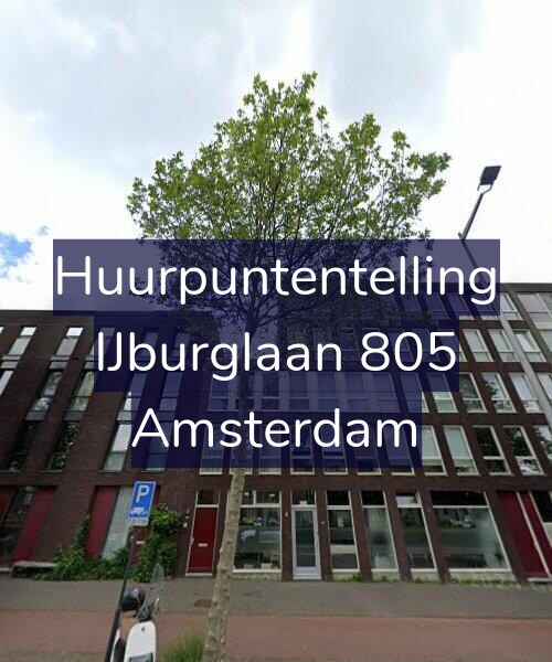 Foto gevel Huurpuntentelling voor IJburglaan 805, Amsterdam