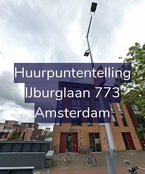 Foto gevel Huurpuntentelling voor IJburglaan 773, Amsterdam