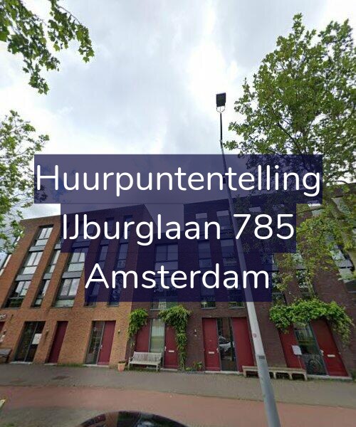 Foto gevel Huurpuntentelling voor IJburglaan 785, Amsterdam