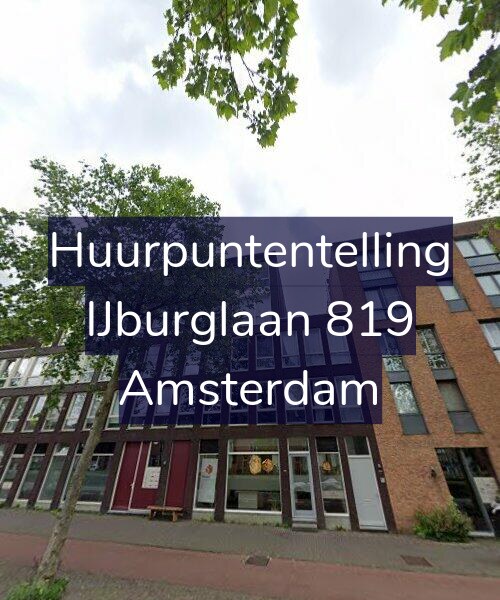 Foto gevel Huurpuntentelling voor IJburglaan 819, Amsterdam