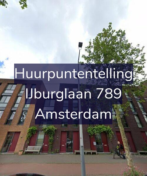 Foto gevel Huurpuntentelling voor IJburglaan 789, Amsterdam
