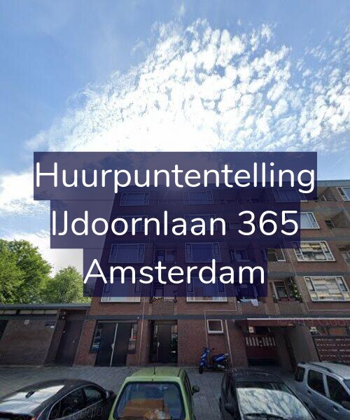 Foto gevel Huurpuntentelling voor IJdoornlaan 365, Amsterdam