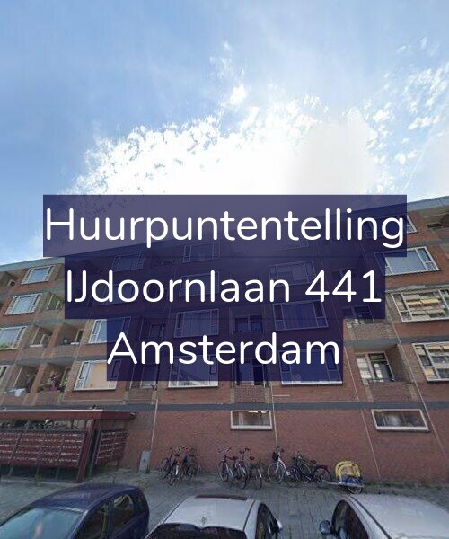 Foto gevel Huurpuntentelling voor IJdoornlaan 441, Amsterdam