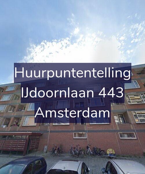 Foto gevel Huurpuntentelling voor IJdoornlaan 443, Amsterdam