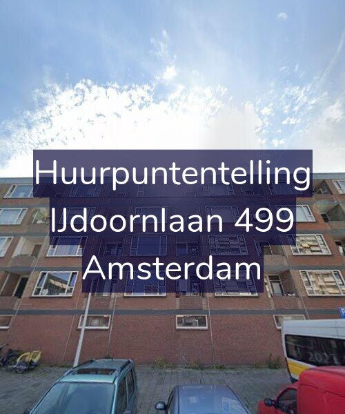 Foto gevel Huurpuntentelling voor IJdoornlaan 499, Amsterdam