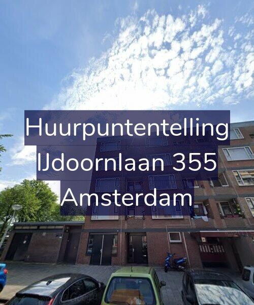 Foto gevel Huurpuntentelling voor IJdoornlaan 355, Amsterdam