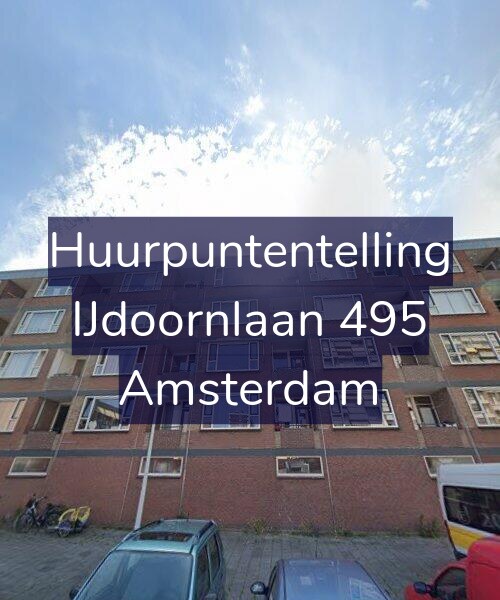 Foto gevel Huurpuntentelling voor IJdoornlaan 495, Amsterdam