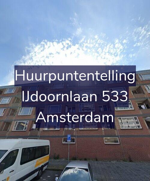 Foto gevel Huurpuntentelling voor IJdoornlaan 533, Amsterdam