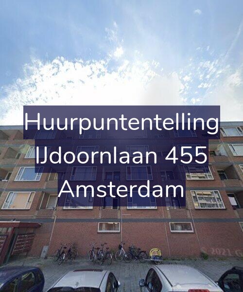 Foto gevel Huurpuntentelling voor IJdoornlaan 455, Amsterdam
