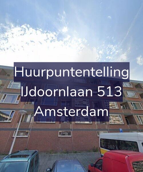 Foto gevel Huurpuntentelling voor IJdoornlaan 513, Amsterdam