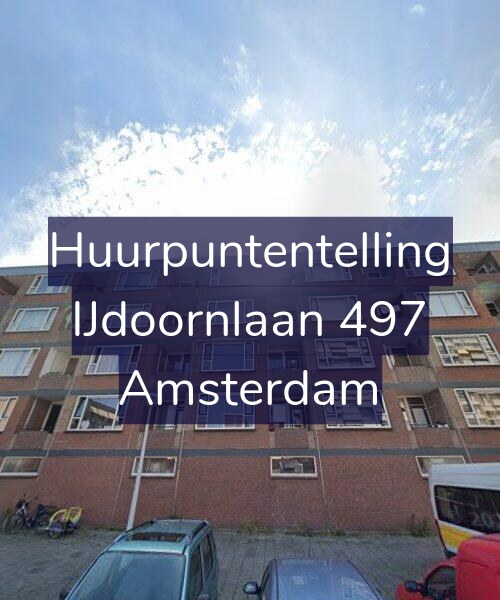 Foto gevel Huurpuntentelling voor IJdoornlaan 497, Amsterdam