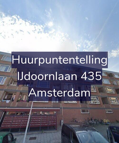 Foto gevel Huurpuntentelling voor IJdoornlaan 435, Amsterdam