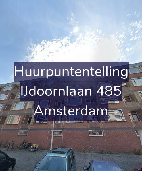 Foto gevel Huurpuntentelling voor IJdoornlaan 485, Amsterdam