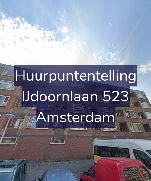 Foto gevel Huurpuntentelling voor IJdoornlaan 523, Amsterdam