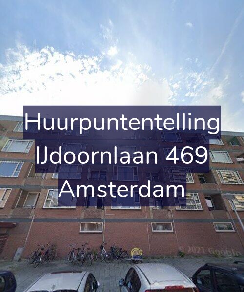 Foto gevel Huurpuntentelling voor IJdoornlaan 469, Amsterdam