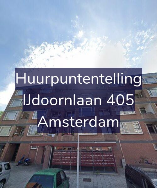 Foto gevel Huurpuntentelling voor IJdoornlaan 405, Amsterdam