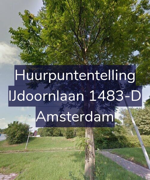Foto gevel Huurpuntentelling voor IJdoornlaan 1483-D, Amsterdam