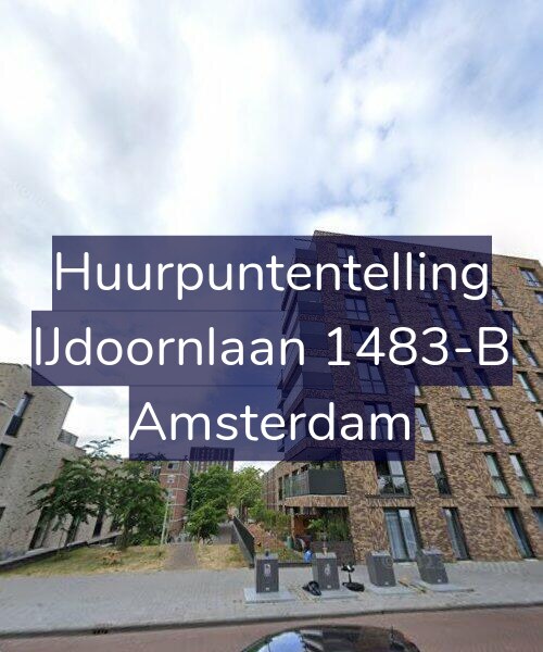Foto gevel Huurpuntentelling voor IJdoornlaan 1483-B, Amsterdam