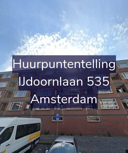 Foto gevel Huurpuntentelling voor IJdoornlaan 535, Amsterdam