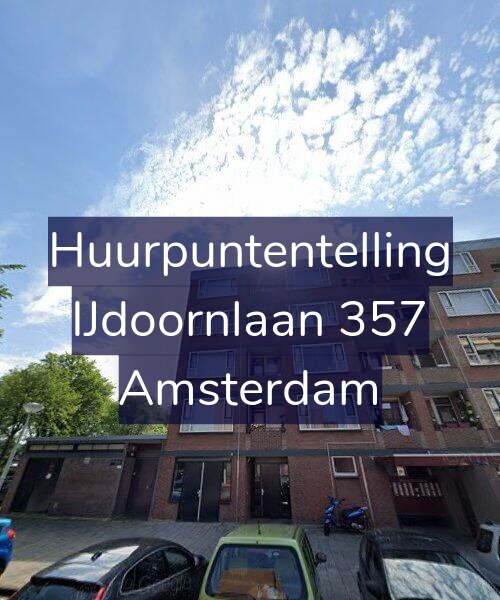 Foto gevel Huurpuntentelling voor IJdoornlaan 357, Amsterdam