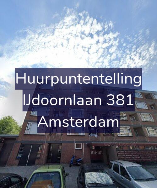 Foto gevel Huurpuntentelling voor IJdoornlaan 381, Amsterdam