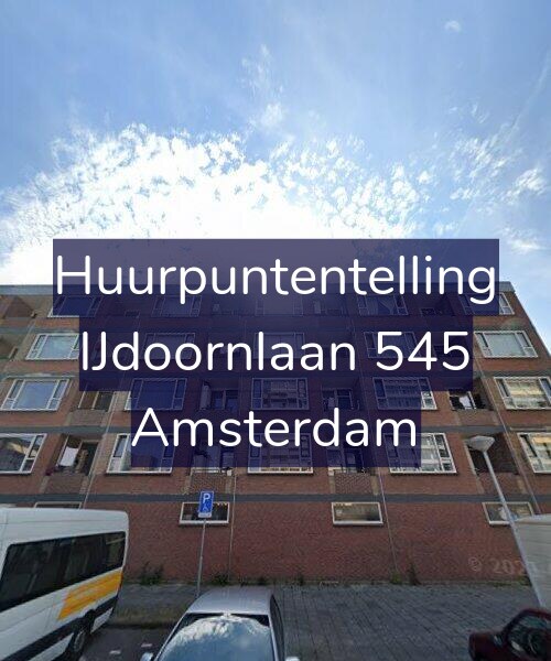 Foto gevel Huurpuntentelling voor IJdoornlaan 545, Amsterdam