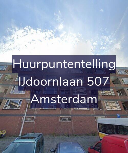 Foto gevel Huurpuntentelling voor IJdoornlaan 507, Amsterdam